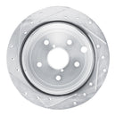 R1 22-24 Subaru WRX Front & Rear Drilled & Slotted Silver Brake Rotor Set