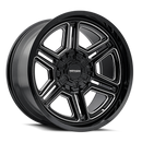 Mayhem 8117 Hermosa 20x10 / 8x170 BP / -25mm Offset / 125.2mm Hub Black/Milled Wheel