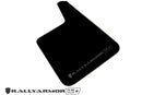 Rally Armor Universal Black UR Plus Mud Flap  w/ Metallic Black Logo - Pair