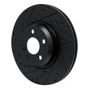 R1 18-25 BMW 430i Front & Rear Drilled & Slotted Black Brake Rotor Set
