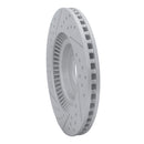 R1 13-20 Hyundai Santa Fe Xl Front Right Drilled & Slotted Geo-Carbon Rotor