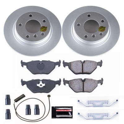 Power Stop 92-98 BMW 318i Front & Rear Z23 Evolution Sport Coated Brake Kit