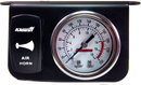 Kleinn Panel Mounted 160 PSI Gauge w/ an Illuminated WHITE Momentary Rocker Switch