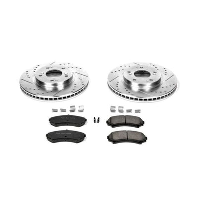 Power Stop 04-11 Mitsubishi Endeavor Front Z23 Evolution Sport Brake Kit w/Calipers