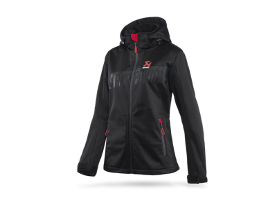 Akrapovic Womens Corpo Softshell Jacket Black - XL