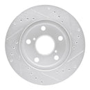 R1 91-95 Toyota MR2 Front & Rear Drilled & Slotted Silver Brake Rotor Set