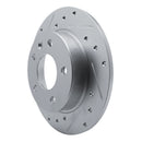 R1 20-25 Buick Encore GX Rear Left Drilled & Slotted Silver Brake Rotor