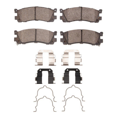 DFC 95-02 Mazda Millenia Rear 5000 Advanced Ceramic Brake Pads and Hardware Kit