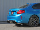 aFe 16-18 BMW M2 L6-3.0L MACH Force-Xp 3in to 2.5in 304 SS Cat-Back Exhaust System-Quad Black Tips