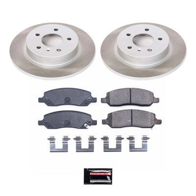 Power Stop 06-11 Buick Lucerne Front and Rear Semi-Coated Rotor Kit