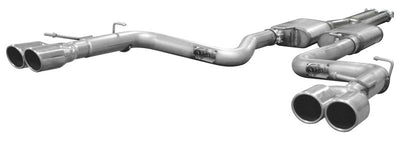 aFe MACHForce XP 3in 304 SS Cat-Back Dual Mode Exhaust w/ Polished Tips 16-17 Cadillac ATS-V V6-3.6L