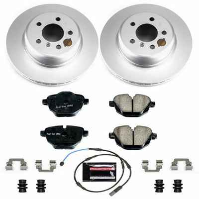 Power Stop 11-16 BMW 528i Front & Rear Z23 Evolution Sport Coated Brake Kit