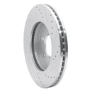R1 04-08 Ford F-150 4WD Front Left Drilled & Slotted Silver Brake Rotor