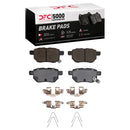 DFC 09-19 Pontiac Vibe Front & Rear Geospec Rotors with 5000 Advanced Brake Pads w/Hardware