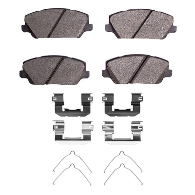 DFC 17-20 Kia Cadenza Front Rotors with 5000 Advanced Brake Pads w/Hardware