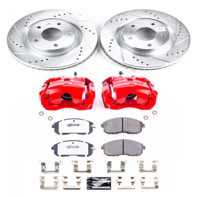 Power Stop 11-17 Nissan Juke Front & Rear Z26 Street Warrior Brake Kit w/Calipers