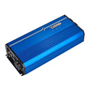 DS18 1-Channel Amp Class D Full-Range Monoblock 5000 Watts RMS/1ohm DPIV1/0 Terminals Included Blue