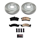 Power Stop 92-93 Cadillac Eldorado Front and Rear Semi-Coated Rotor Kit