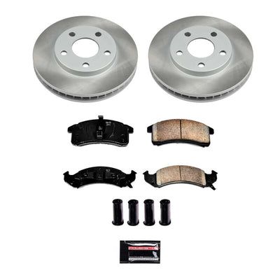 Power Stop 92-93 Buick Riviera Front and Rear Semi-Coated Rotor Kit