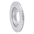 R1 96-98 Suzuki SIDEKICK Front Right Drilled & Slotted Silver Brake Rotor
