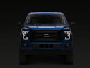 Raxiom 15-17 Ford F-150 G3 Projector Headlights w/ LED Accent- Black Housing (Clear Lens)