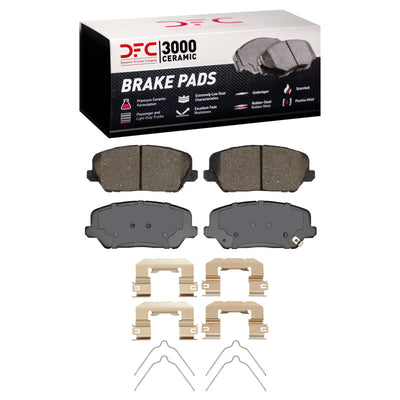 DFC 16-17 Hyundai Veloster Front Geospec Rotors w/4000 HybriDynamic Brake Pads w/Hardware