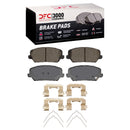 DFC 16-17 Hyundai Veloster Front Rotors w/4000 HybriDynamic Brake Pads w/Hardware