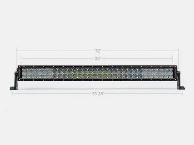 Cali Raised 16-23 Tacoma Stealth Bumper Second 32In Light Bar With Relocation Mounts - Combo