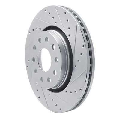 R1 18-24 Jeep Gladiator Front Drilled & Slotted Silver Brake Rotor Set