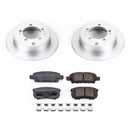 Power Stop 04-06 Mitsubishi Lancer Front & Rear Z17 Evolution Geomet Coated Brake Kit