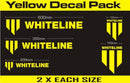 Whiteline Decal Kits 10 Pk Yellow