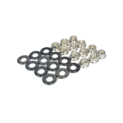 Baer Brakes Rotor Hardware, NAS Hex Locking Nuts & Washers - 12 Pack