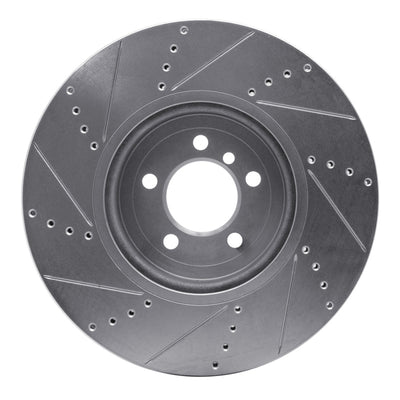 R1 13-20 BMW 335i xDrive Front Drilled & Slotted Silver Brake Rotor Set