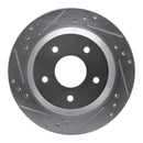 R1 1985-92 Pontiac Firebird Rear Drill & Slot Silver Rotors