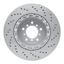 DFC 06-08 BMW Z4 Left Front Drilled Hi-Carbon Alloy Geomet Coated Rotor