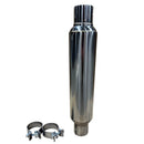 Kooks 2.5in Round Clamp In Muffler 14in Long Polished Stainless Steel
