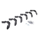 Go Rhino 04-14 Ford F-150 Super Crew 4DR RB10 Slim Running Boards Kit (w/Brackets) - Bedliner Coat