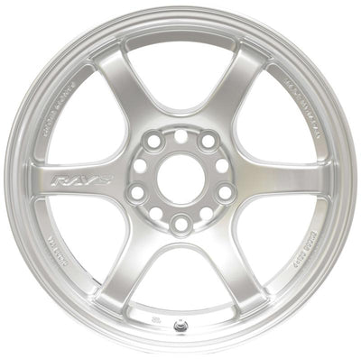 Gram Lights 57DR 15x8.0 +28 4x100 Sunlight Silver Wheel