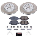 Power Stop 18-20 Buick Enclave Front and Rear Semi-Coated Rotor Kit