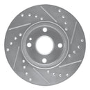 R1 94-02 Mazda Miata Front & Rear Drilled & Slotted Silver Brake Rotor Set