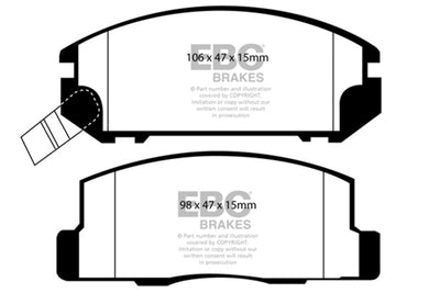 EBC S20 Brake Pad and Rotor Kit
