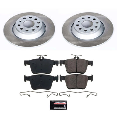 Power Stop 16-21 Audi TT Quattro Front and Rear Semi-Coated Rotor Kit