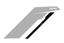 APR Sideburn Sticker - Silver/Black