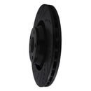 R1 05-11 Audi A6 Quattro Front Left Drilled & Slotted Black Brake Rotor