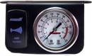 Kleinn Panel mounted 160 PSI gauge w/ an illuminated BLUE Momentary rocker switch