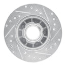 R1 1990-1994 Ford Ranger (USA/Canada) Front Left Drilled & Slotted Silver Brake Rotor