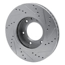 R1 13-17 Ford Ranger (Mexico) Front Left Drilled & Slotted Silver Brake Rotor
