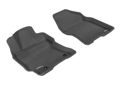 3D MAXpider 2004-2009 Toyota Prius Kagu 1st & 2nd Row Floormats - Black