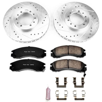 Power Stop 91-96 Mitsubishi Montero Front & Rear Z23 Evolution Sport Brake Kit