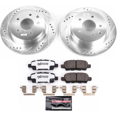 Power Stop 14-19 Nissan Rogue Front & Rear Z26 Street Warrior Brake Kit